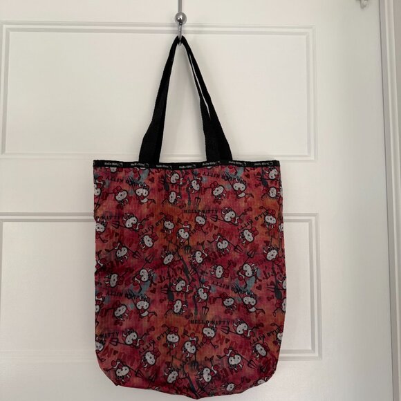 Hello Kitty - Little Devil - Nylon Tote Bag - Picture 2 of 8